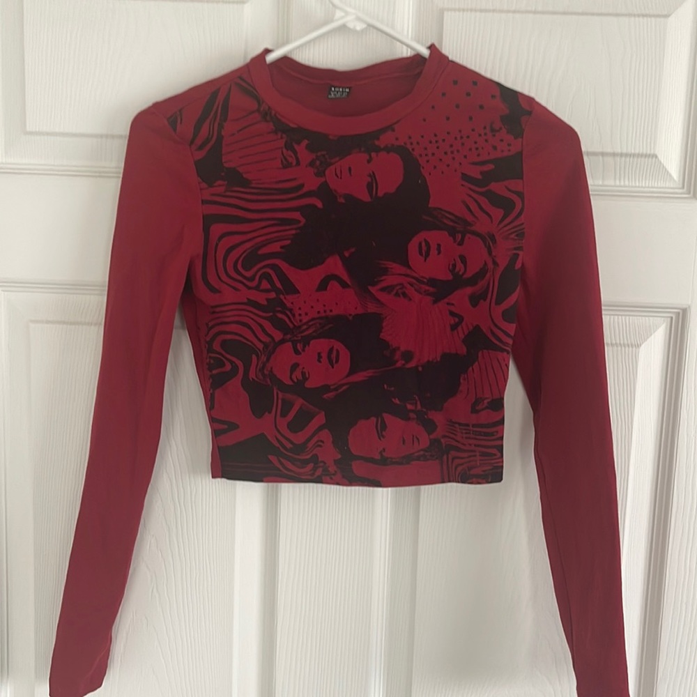 SHEIN long sleeve crop